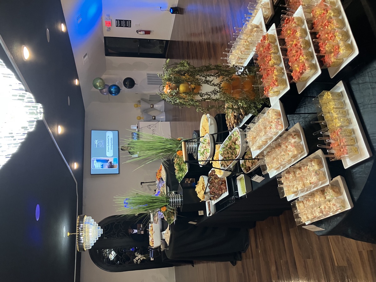 Lavish appetizer buffet