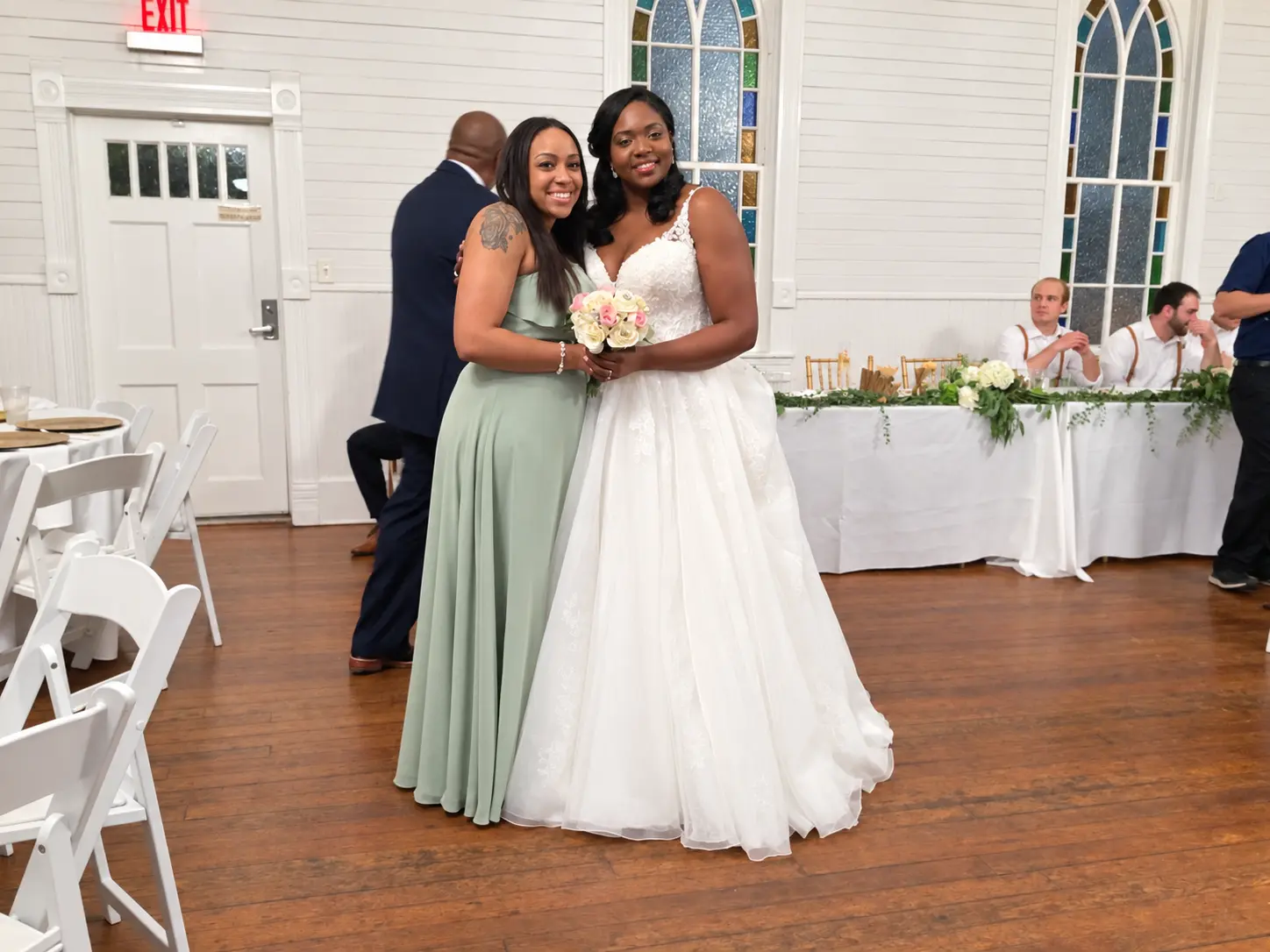 MacKenzie and Jesse dancing together at their wedding reception